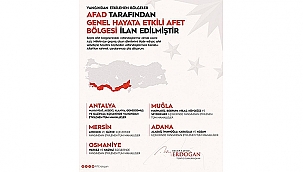 ORMAN YANGINLARINDAN ETKİLENEN ALANLAR, "AFET BÖLGESİ" İLAN EDİLDİ!