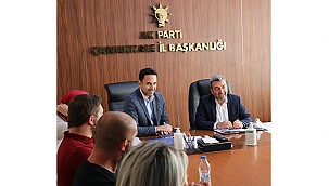 TEŞKİLAT YÖNETİCİLERİ İLE BİR ARAYA GELDİ