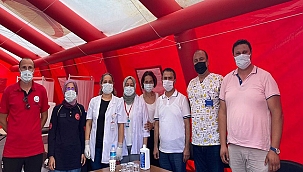 VALİ AKTAŞ, AŞI ÇADIRINI ZİYARET ETTİ