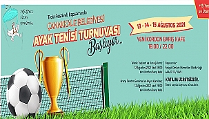 AYAK TENİSİ TURNUVASI BAŞLIYOR