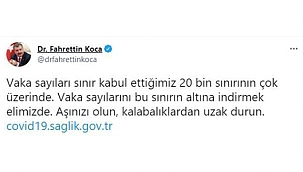 BAKAN KOCA'DAN AŞI OLMAYANLARA KÖTÜ HABER!