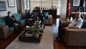 BAŞKAN GÖKHAN KONUKLARINI AĞIRLADI