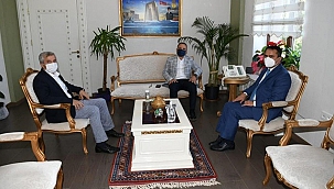 BÜLENT TURAN, VALİ AKTAŞ'I ZİYARET ETTİ