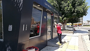 ÇAN BELEDİYESİ TEMİZLİK VE DEZENFEKTE ÇALIŞMASI GERÇEKLEŞTİRİYOR