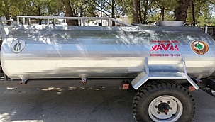 ÇANAKKALE VALİLİĞİ'NDEN KÖYLERE YANGIN SÖNDÜRME TANKERİ