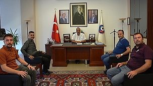 EZİNE SPOR'DAN ÇTSO YÖNETİM KURULU BAŞKANI SEMİZOĞLU'NA ZİYARET