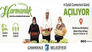 HARMANLIK ÜRETİCİ VE KOOPERATİFLER PAZARI AÇILIYOR