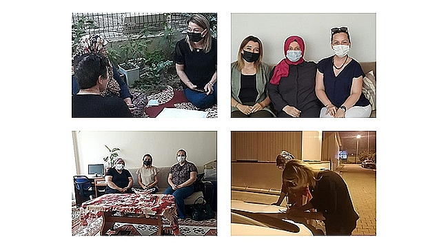 KADINLAR'DAN ÇAT KAPI ZİYARETLER