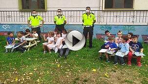 AVRUPA HAREKETLİLİK HAFTASI'NDA MİNİK ÖĞRENCİLERE TRAFİK EĞİTİMİ VERİLDİ