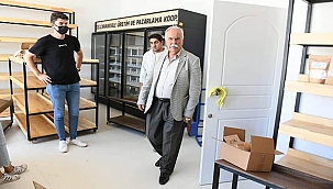 BAŞKAN GÖKHAN HALKIN BAKKALI'NDA İNCELEMELERDE BULUNDU