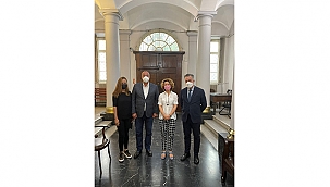 BAŞKAN SEMİZOĞLU YUNANİSTAN İSTANBUL BAŞKONSOLOSUNU MAKAMINDA ZİYARET ETTİ