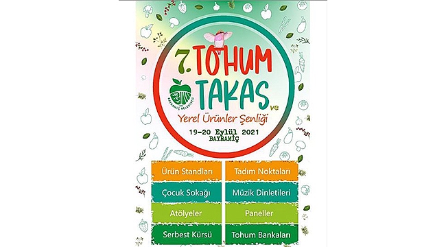 BAYRAMİÇ'TE TOHUM TAKAS ŞENLİĞİ