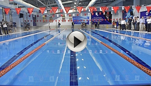 BİGA'DA TARİHİ GÜN! KAPALI YÜZME HAVUZU AÇILDI