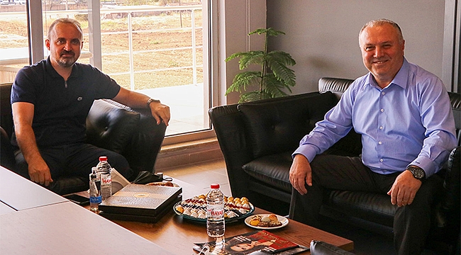 BÜLENT TURAN'DAN ÇANAKKALE OSB YÖNETİM KURULU BAŞKANINA ZİYARET