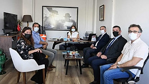 ÇANAKKALE KENT KONSEYLERİ BİRLİĞİ'NDEN BAŞKAN YARDIMCISI ÜNÜVAR'A ZİYARET