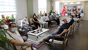 ÇANAKKALE SANAYİCİLER VE İŞ İNSANLARI DERNEĞİNDEN VALİ AKTAŞ'A ZİYARET