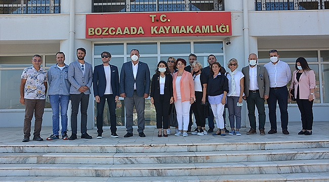 ÇTSO'DAN BOZCAADA BELEDİYESİ İLE BOZCAADA KAYMAKAMLIĞI'NA ZİYARET