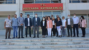 ÇTSO'DAN BOZCAADA BELEDİYESİ İLE BOZCAADA KAYMAKAMLIĞI'NA ZİYARET