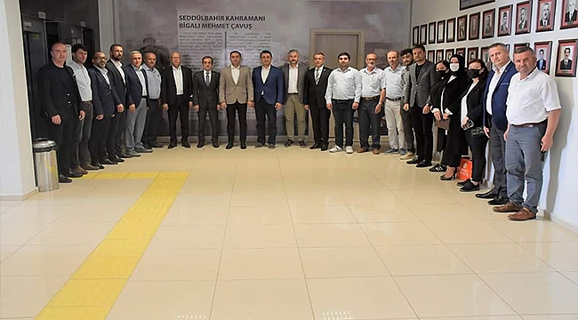 İL GENEL MECLİS BAŞKANI ÖNDER'DEN BİGA BELEDİYESİ'Nİ ZİYARET