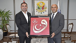 KAYMAKAM CAN'DAN BAŞKAN ERDOĞAN'A VEDA ZİYARETİ