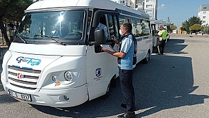 ÖĞRENCİ SERVİSLERİ DENETLENİYOR