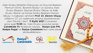 PROF. DR. EKREM OKYAY DUALARLA ANILACAK