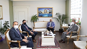 SABAH GAZETESİ TEMSİLCİLERİ VALİ AKTAŞ' I ZİYARET ETTİ