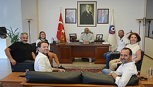 ŞAMPİYON SÖRFÇÜ'DEN ÇTSO YÖNETİMİNE ZİYARET