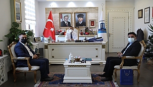 SENDİKA TEMSİLCİLERİNDEN VALİ AKTAŞ'A ZİYARET