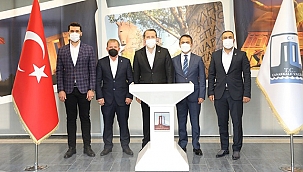 BAŞKAN ALİ YALÇIN, VALİ AKTAŞ'I ZİYARET ETTİ