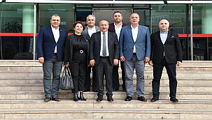 ÇTSO HEYETİ DENİZLİ VALİLİĞİNİ ZİYARET ETTİ