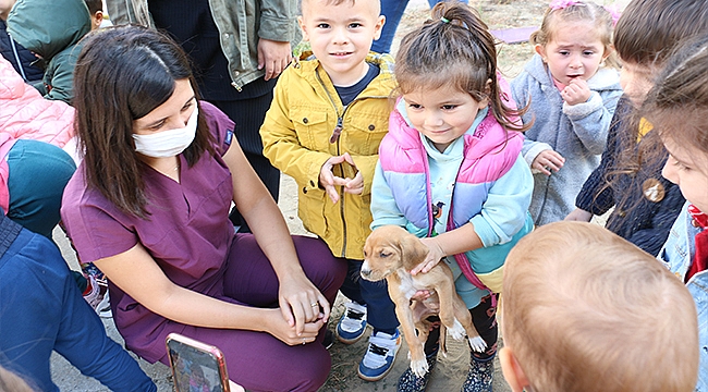 HAYVANLARI KORUMA GÜNÜ'NDE ÇOCUKLARA HAYVAN SEVGİSİ AŞILANDI