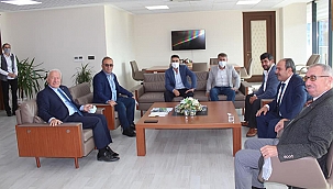 MUHTARLARDAN BAŞKAN YILMAZ'A ZİYARET