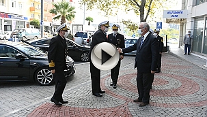 NUSRET-21 TATBİKATI MÜNASEBETİYLE BAŞKAN GÖKHAN'A ZİYARET