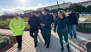 AROMATİK VE TIBBİ BİTKİLER PARKI'NA ÜNİVERSİTEDEN ZİYARET