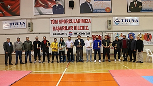 BAYRAMİÇ'TE TAEKWONDO ŞÖLENİ