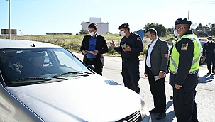 'Bİ HAREKETİNE BAKAR HAYAT' KAPSAMINDA TRAFİK UYGULAMASI GERÇEKLEŞTİRİLDİ