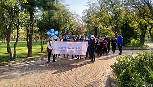 DİYABETE DİKKAT ÇEKMEK İÇİN YÜRÜYÜŞ YAPILDI