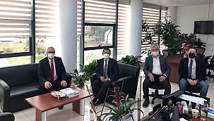 VALİ AKTAŞ, ÇOMÜ FAKÜLTE DEKANLARINI ZİYARET ETTİ