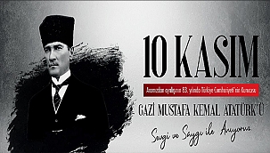 VALİ AKTAŞ'IN 10 KASIM ATATÜRK'Ü ANMA GÜNÜ MESAJI