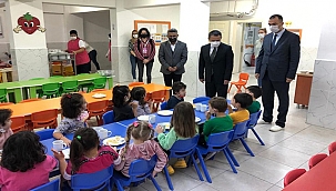 VALİ AKTAŞ, OKUL ZİYARETLERİNE DEVAM EDİYOR