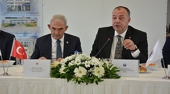 AHŞAP AMBALAJ VE KERESTE SEKTÖR BULUŞMASI ÇTSO'DA GERÇEKLEŞTİRİLDİ