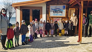 ATAM KREŞ ÖĞRENCİLERİNDEN KARİNA'YA ZİYARET