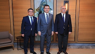 BAŞKANLAR, İMAMOĞLU VE İBB YETKİLİLERİYLE BULUŞTU