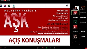 ULUSLARARASI MECAZDAN HAKİKATEN AŞK SEMPOZYUMU GERÇEKLEŞTİRİLDİ