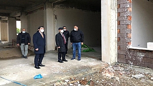 VALİ AKTAŞ, AİLE VE SOSYAL HİZMETLER İL MÜDÜRLÜĞÜ YENİ HİZMET BİNASI İNŞAATINI İNCELEDİ