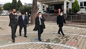 VALİ AKTAŞ OKUL ZİYARETLERİNİ SÜRDÜRÜYOR