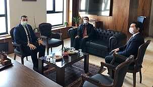 VALİ İLHAMİ AKTAŞ ECEABAT KAYMAKAMLIĞINI ZİYARET ETTİ