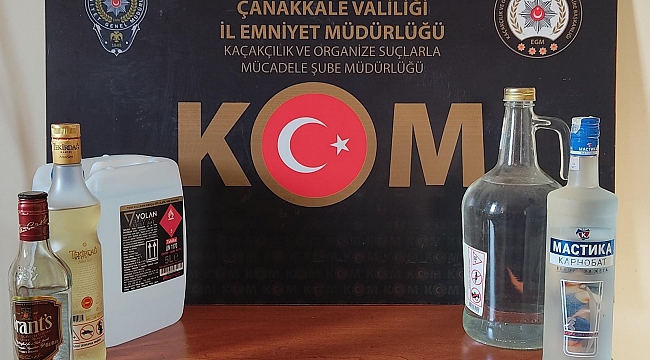 YILBAŞI ÖNCESİ KAÇAK İÇKİ OPERASYONU