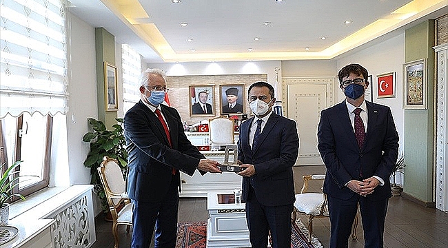 ALMANYA İSTANBUL BAŞKONSOLOSU VALİ AKTAŞ'I ZİYARET ETTİ